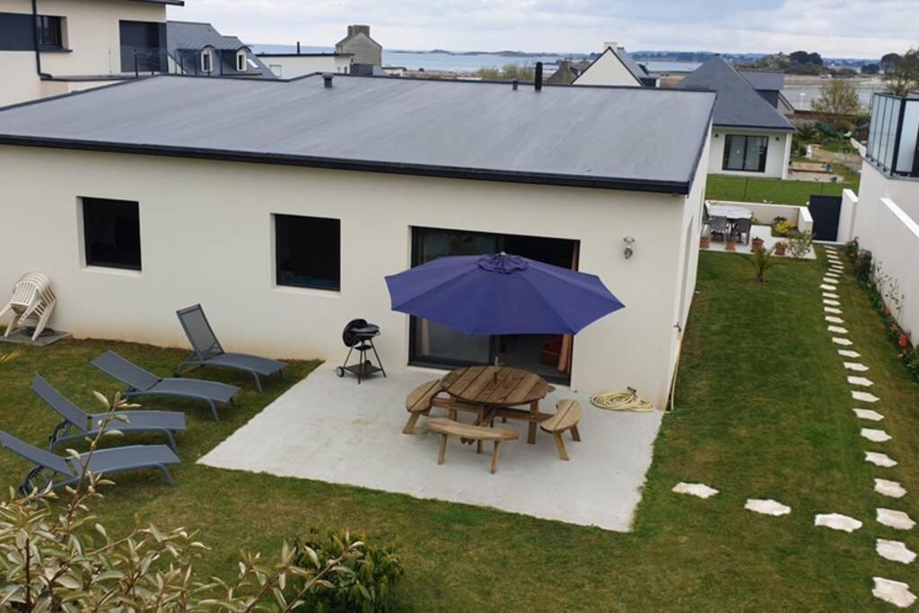 Vila Les Embruns Jardin Saint-Pol-de-Léon Exteriér fotografie